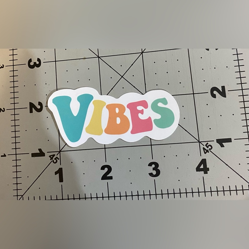 🌈20/$5🌈 Vibes Sticker - Picture 2 of 3